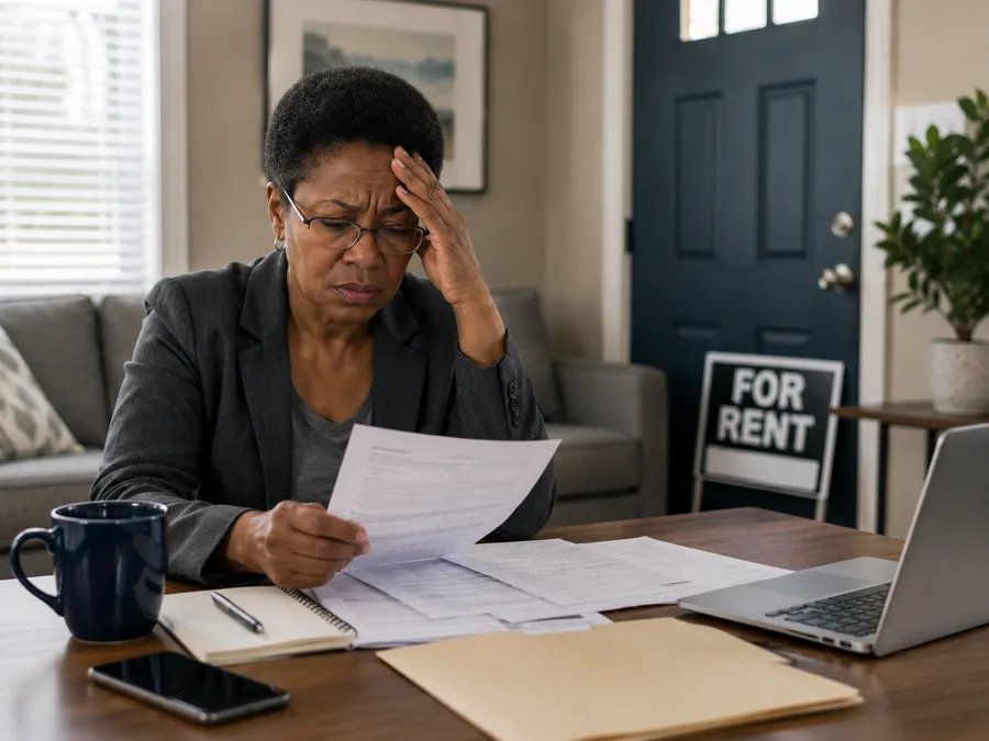 Tired landlord with problem tenants